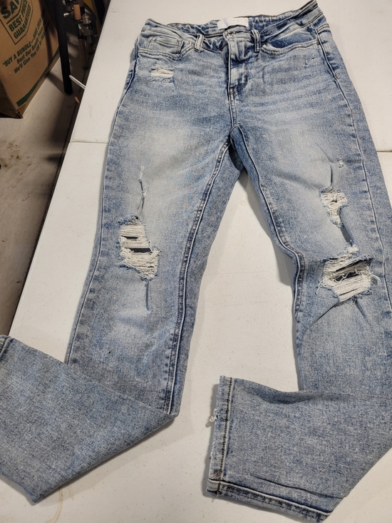 Vervet Denim - Women’s Light Wash Distressed Boyfriend Jeans